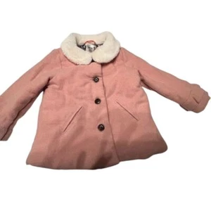 Abrigo Max Studio Niñas Rosa con Cuello de Piel Sintética 24 Meses - Imagen 1 de 12
