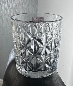 6PC JUICE GLASS DIAMOND CUT GLASS SOGA 340ML KB032-2-SH330 - Picture 1 of 8