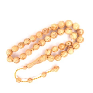 33 Budget Wood Prayer Beads Tesbih Muslim Rosary Tasbih Dua Worry Beads 579 - Picture 1 of 12