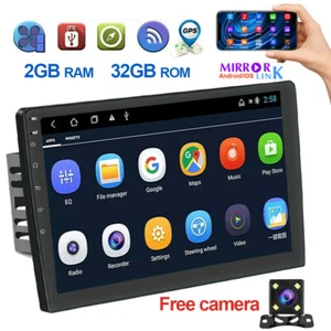 Radio estéreo para automóvil 10.1"" doble 2 DIN Android 10.1 Bluetooth GPS navegación Wifi 2+32 GB - Imagen 1 de 12
