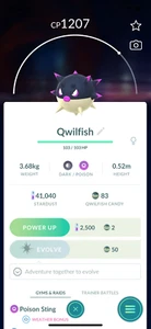 Pokemon TRADE - Hisuian Qwilfish / Qwilfish Hisui !! Safe, Cheap & Fast !! - Picture 1 of 1