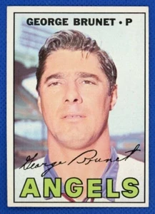Topps Baseball 1967 # 122 George Brunet California Angels VGEX-EX envío 0,99 - Imagen 1 de 2