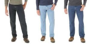 Men's Jeans Rustler by Wrangler Relaxed Fit All Sizes 100% Cotton New - Picture 1 of 13