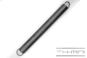 Zug-Feder 4mm Haken Öse 36x360mm 45,2kg Spiral Edel-stahl rostfrei Metall - Bild 1 von 1