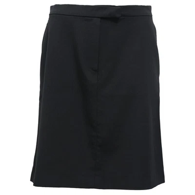 Ann Demeulemeester High-Rise Mini Skirt In Wool Women Black Size 36 - Image 1 of 4