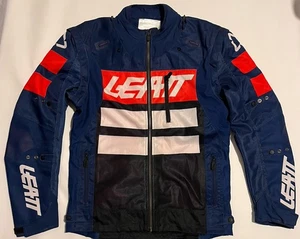 New Leatt Moto 4.5 X-Flow Jacket Blue/red Size M Rn #146403 - Bild 1 von 7