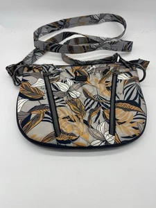 Women's LUG SWIVEL Lily Grey Convertible Crossbody Shoulder Expandable Bag - Picture 1 of 18
