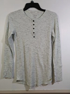 Camisa Henley Térmica Manga Larga Calvin Klein Performance Talla S Gris Jaspeado Foto 1 de 3