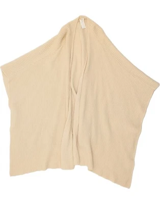 MICHAEL KORS Mujer Poncho Jersey Reino Unido 10 Pequeño Beige Algodón CA83 Foto 1 de 3