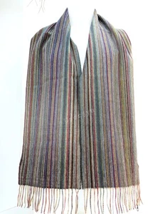 Paul Smith Men's Scarf -BNWT Cashmere Signature Multi Stripe Scarf RRP: £200 - Picture 1 of 11