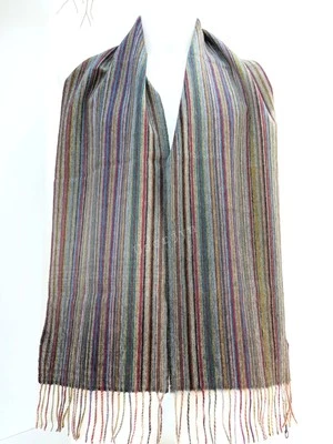 Paul Smith Men's Scarf -BNWT Cashmere Signature Multi Stripe scarf RRP - Image 1 of 4
