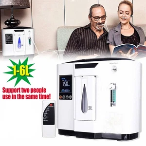 130W 1L-6L/Min Air Purifier Portable 93% OXYGEN Home Use LED Touch Screen Board - Picture 1 of 17