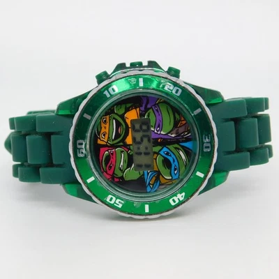 Reloj digital de cuarzo plástico para niño TURTLES Nickelodeon TMN4008AZ batería nueva Foto 1 de 4