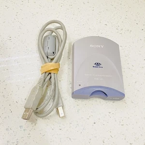 Genuine Sony Memory Stick Reader/Writer MSAC-US1 with USB Cable Tested Works - Picture 1 of 10