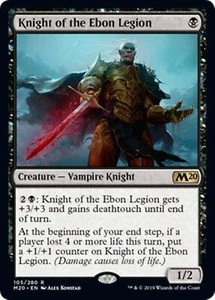 MTG - KNIGHT OF THE EBON LEGION - M20/Core Set 2020 (R) - Bild 1 von 1