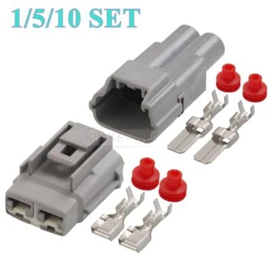 Kit de enchufe conector automotriz macho hembra de 2 pines/vías para Nissan Toyota Mitsubishi - Imagen 1 de 4
