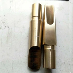 100% Handmade Brass Baritone Saxophone Mouthpiece Size 5-9 w/Ligature 2024 NEW - Bild 1 von 5