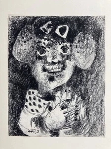 DESSIN ORIGINAL SIGNÉ MARIO AVATI INTITULÉ « L’APPLAUDISSEUSE » DE 1958. FUSAIN - Picture 1 of 13