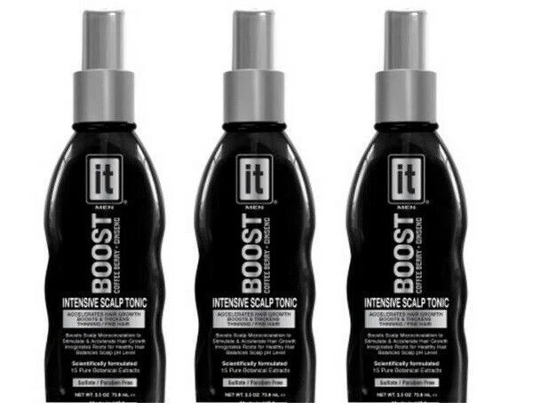BL It Boost Mens Intensive Scalp Tonic 5.1 oz 100% Free - **THREE PACK** - Image 1 of 1
