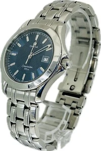 Reloj Omega Seamaster 120 2511.81 esfera azul marino 36 mm cuarzo para hombre excelente A3477 - Imagen 1 de 12