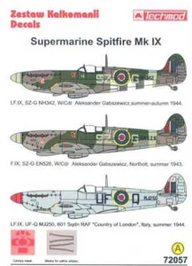 Calcomanías Techmod 1/72 SUPERMARINE SPITFIRE Mk-IX con máscaras - Imagen 1 de 5