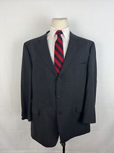 Paul Fredrick Men's Dark Gray Wool Blazer 46R $795
