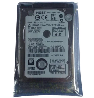 HGST 320GB HTS725032A7E630 7200RPM 6Gbs SATA 2.5" Laptop HDD Hard Disk Drive - Image 1 of 4