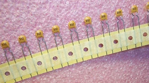 Menge (100) 3300pf 50V 10% Y5P RADIALE KERAMIKSCHEIBENKONDENSATOREN CDR50Y5P332K - Bild 1 von 2