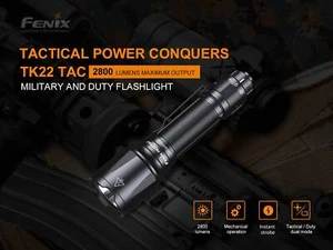 Fenix TK22 TAC 2800 Lumens 540 meter Distance SFT70 Combat Tactical Flashlight - Picture 1 of 12
