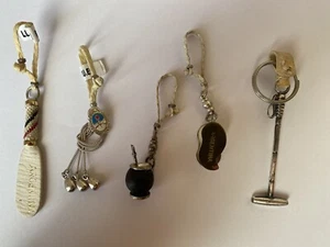 UNIQUE LOT OF MIXED KEYCHAINS GAUCHO HORSES POLO MATE  ARGENTINA NICE GIFT!!! - Picture 1 of 1