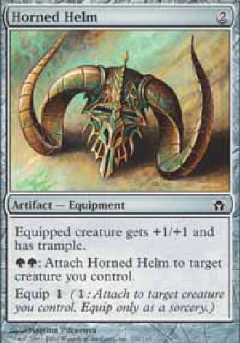 HORNED HELM Fifth Dawn MTG Magic the Gathering Cards DJMagic - Image 1 of 1