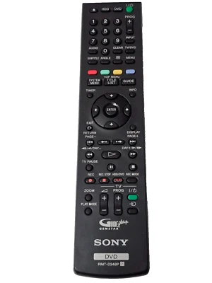 GENUINE SONY RMT-D251P/D248P REMOTE for RDR-HXD870 HXD995 HXD890 DVD RECORDER - Image 1 of 4