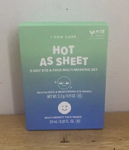 I Dew Care Hot As Sheet 5-Day Eye & Face Multi-Masking Set 10 Masks Total Sealed - Picture 1 of 3