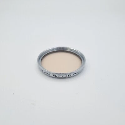Heliopan 49x0.75 R1.5 LW-0 skylight filter vintage genuine #181 - Image 1 of 2