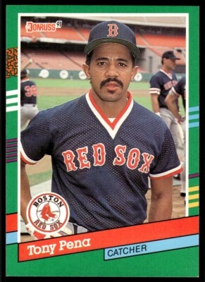 1991 Donruss Baseball Card Tony Pena Boston Red Sox #456 - Image 1 of 2