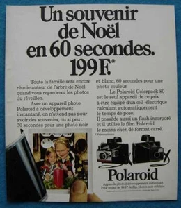 Publicité Papier - Appareil Photo Polaroid Colorpack 80 De 1973 - Photo 1 sur 1