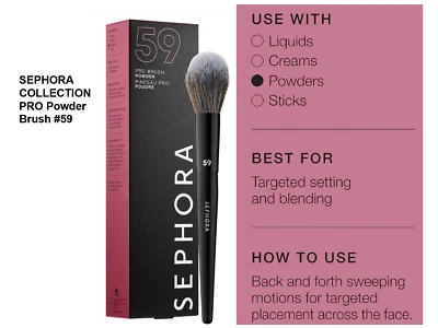SEPHORA COLLECTION PRO POWDER BRUSH #59 NEW IN BOX Authentic! - Image 1 of 4