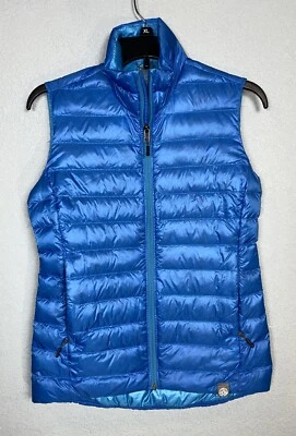 REI Co-op Women's Down Puffer Vest Blue Size XS Full Zip Packable - Image 1 of 4