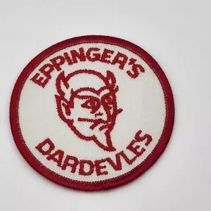 EPPINGER'S DARDEVLES AUFNÄHER Teufelslogo, VINTAGE NEU - Bild 1 von 4