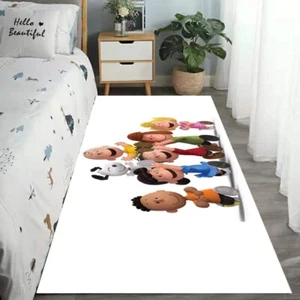 Hallway Runner Rugs Bedside Carpet Washable 2X6 FT Rubber Backing NEW - Picture 1 of 5