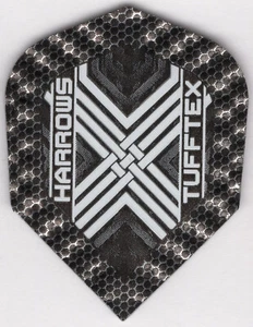 White TUFFTEX Dimplex Dart Flights: 3 per set - Picture 1 of 4