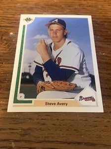 Steve Avery Atlanta Braves 1991 Upper Deck #365 casi como nuevo - como nuevo (EB) - Imagen 1 de 2
