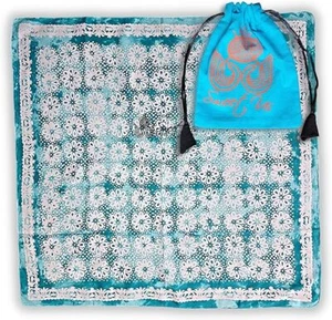 Batik Bloom Floral Sheer Soft Cotton Long Scarf for Women, Capri Cypress - Picture 1 of 21