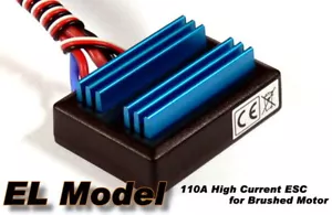 EL Model 110A RC Ship & Boat R/C Hobby Brushed Motor Speed Controller ESC SE082 - Picture 1 of 3