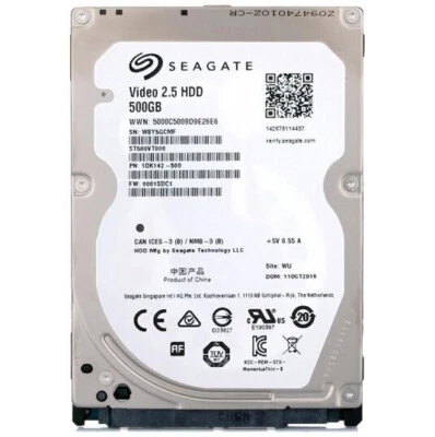 Seagate Video 500GB ST500VT000 5400RPM SATA 2.5" Laptop HDD Hard Disk Drive - Image 1 of 3