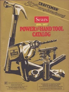Sears - Craftsman Power and Hand Tool Catalog - 1976/77 - 50th Anniversary - Picture 1 of 2