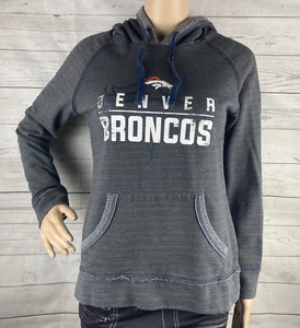 Damen Denver Broncos Hoodie Small Slim Fit Factory Distressed NFL Pullover - Bild 1 von 12