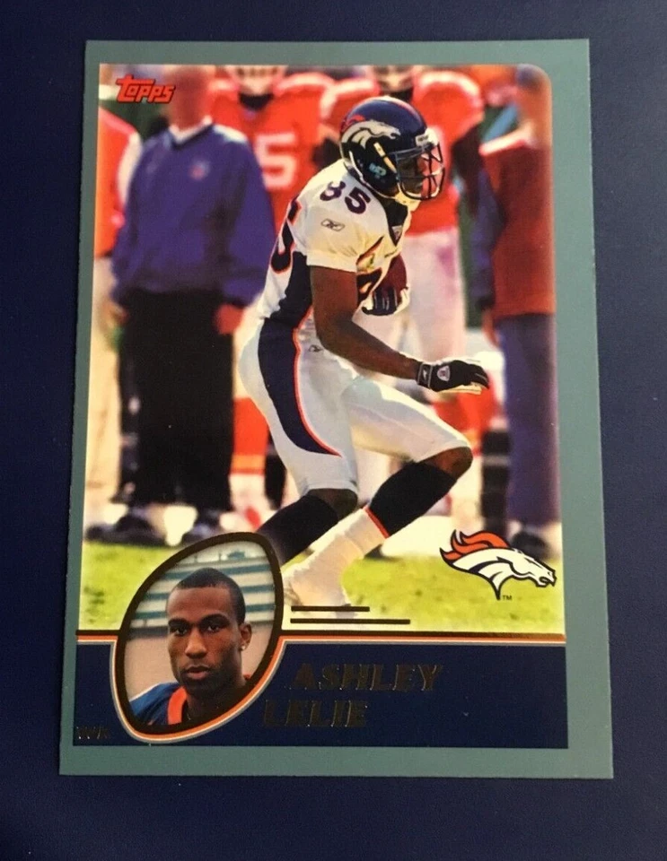 2003 Topps # 101 ASHLEY LELIE Denver Broncos Set Break Sharp !   - Image 1 of 1