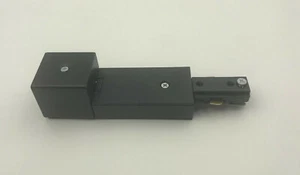 2 Pcs H System 3 Wire Single Circuit Track Live End BX Connector, Black - Picture 1 of 2