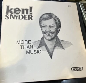Ken Snyder More Than Music Xian Ccm Soft Rock Private Rare - Imagen 1 de 3